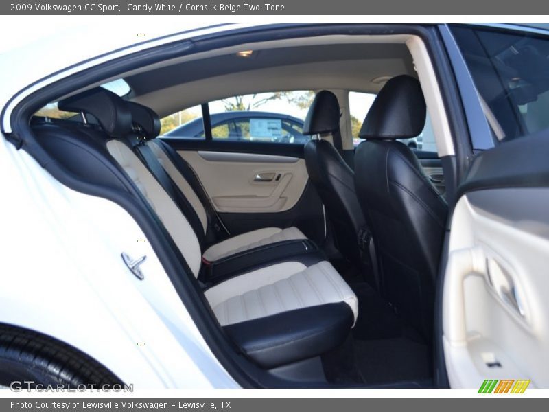 Candy White / Cornsilk Beige Two-Tone 2009 Volkswagen CC Sport