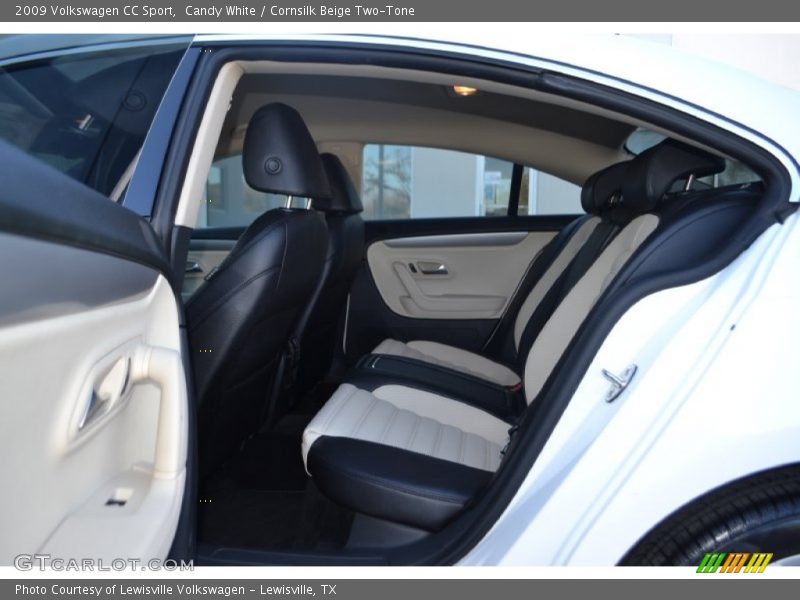 Candy White / Cornsilk Beige Two-Tone 2009 Volkswagen CC Sport