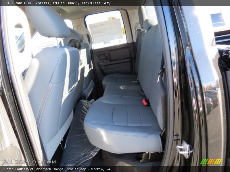 Black / Black/Diesel Gray 2013 Ram 1500 Express Quad Cab