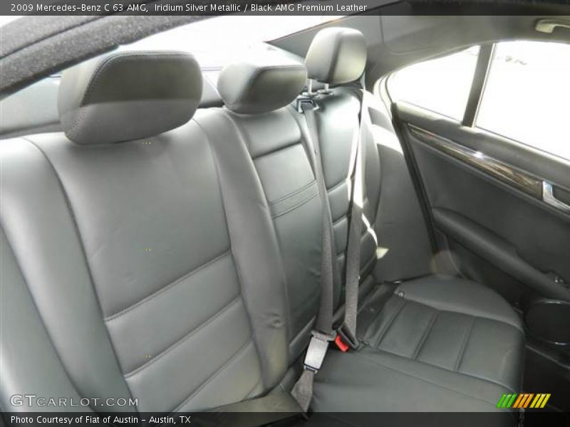 Rear Seat of 2009 C 63 AMG