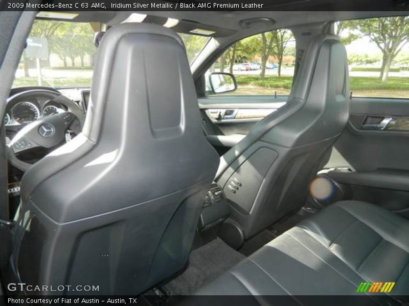 Iridium Silver Metallic / Black AMG Premium Leather 2009 Mercedes-Benz C 63 AMG
