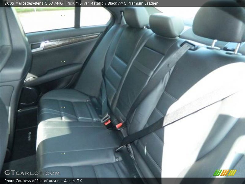 Rear Seat of 2009 C 63 AMG