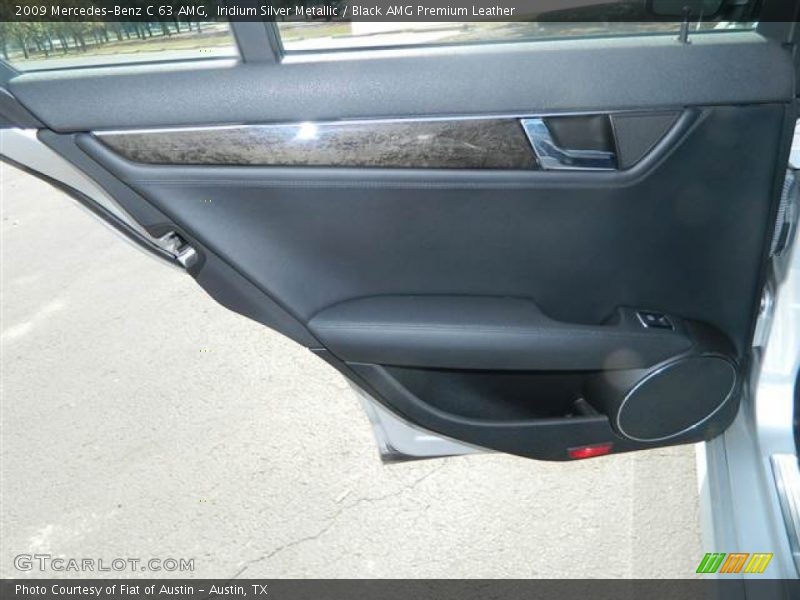 Iridium Silver Metallic / Black AMG Premium Leather 2009 Mercedes-Benz C 63 AMG