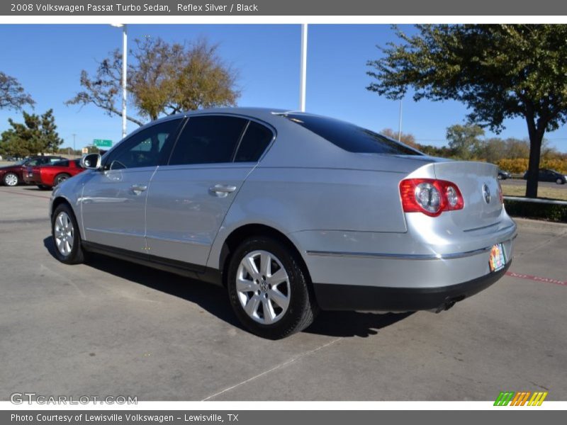 Reflex Silver / Black 2008 Volkswagen Passat Turbo Sedan
