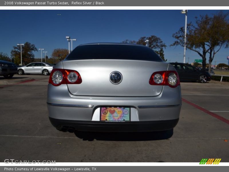 Reflex Silver / Black 2008 Volkswagen Passat Turbo Sedan