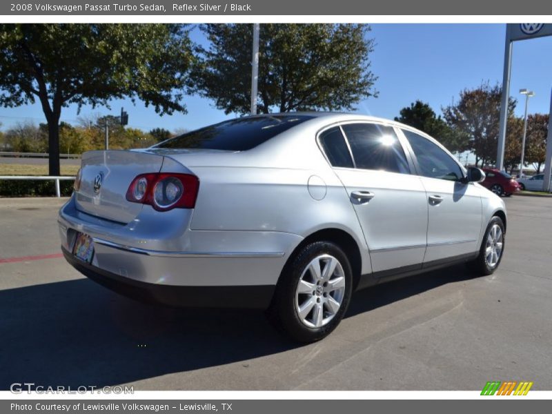Reflex Silver / Black 2008 Volkswagen Passat Turbo Sedan