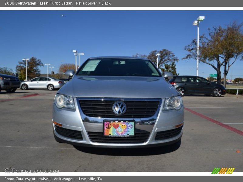 Reflex Silver / Black 2008 Volkswagen Passat Turbo Sedan