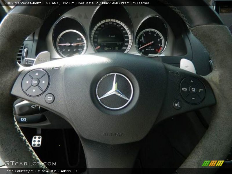 Iridium Silver Metallic / Black AMG Premium Leather 2009 Mercedes-Benz C 63 AMG