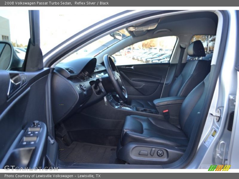 Reflex Silver / Black 2008 Volkswagen Passat Turbo Sedan