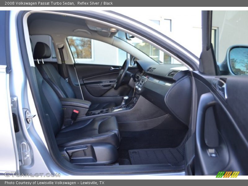 Reflex Silver / Black 2008 Volkswagen Passat Turbo Sedan