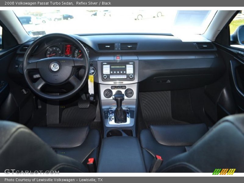 Reflex Silver / Black 2008 Volkswagen Passat Turbo Sedan