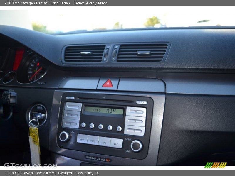 Reflex Silver / Black 2008 Volkswagen Passat Turbo Sedan