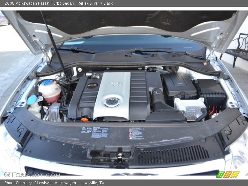Reflex Silver / Black 2008 Volkswagen Passat Turbo Sedan