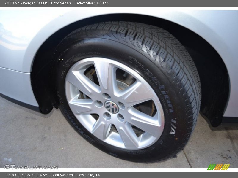 Reflex Silver / Black 2008 Volkswagen Passat Turbo Sedan