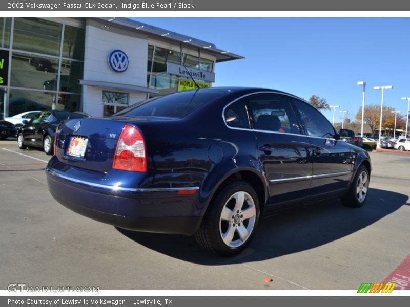 Indigo Blue Pearl / Black 2002 Volkswagen Passat GLX Sedan