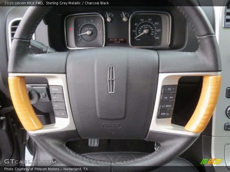 Sterling Grey Metallic / Charcoal Black 2010 Lincoln MKX FWD