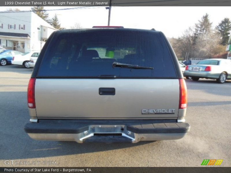 Light Pewter Metallic / Neutral 1999 Chevrolet Tahoe LS 4x4