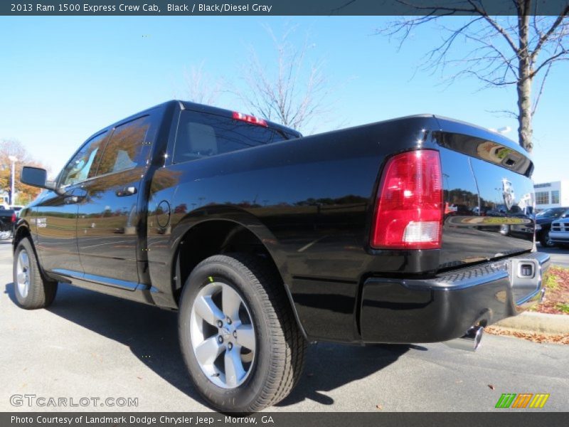 Black / Black/Diesel Gray 2013 Ram 1500 Express Crew Cab