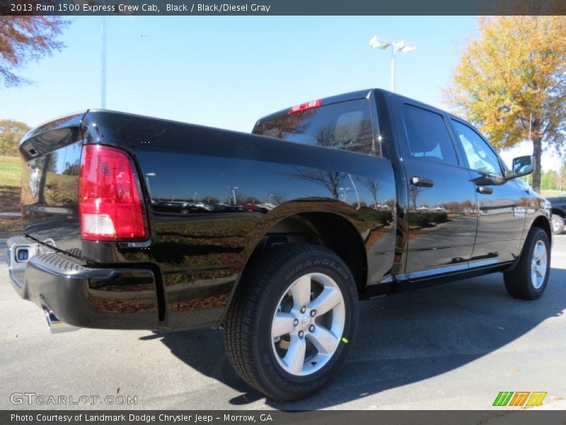 Black / Black/Diesel Gray 2013 Ram 1500 Express Crew Cab