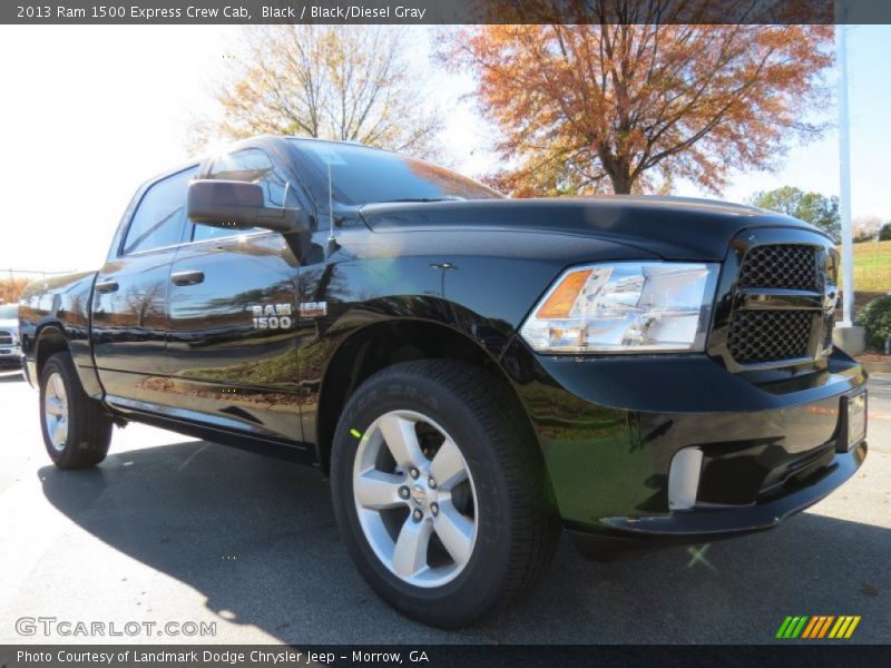 Black / Black/Diesel Gray 2013 Ram 1500 Express Crew Cab