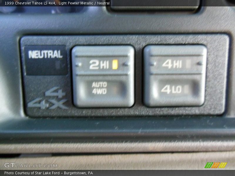 Light Pewter Metallic / Neutral 1999 Chevrolet Tahoe LS 4x4
