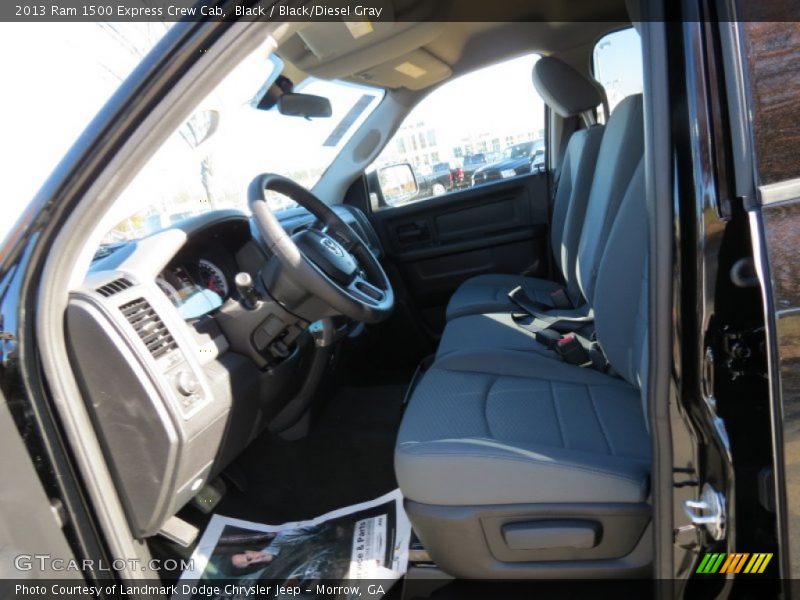 Black / Black/Diesel Gray 2013 Ram 1500 Express Crew Cab