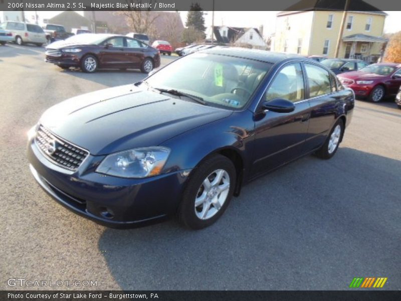 Majestic Blue Metallic / Blond 2006 Nissan Altima 2.5 SL