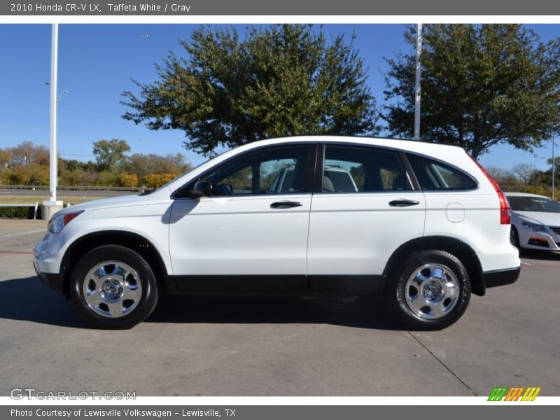 Taffeta White / Gray 2010 Honda CR-V LX