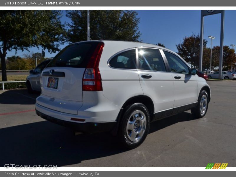 Taffeta White / Gray 2010 Honda CR-V LX