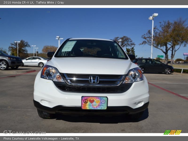 Taffeta White / Gray 2010 Honda CR-V LX