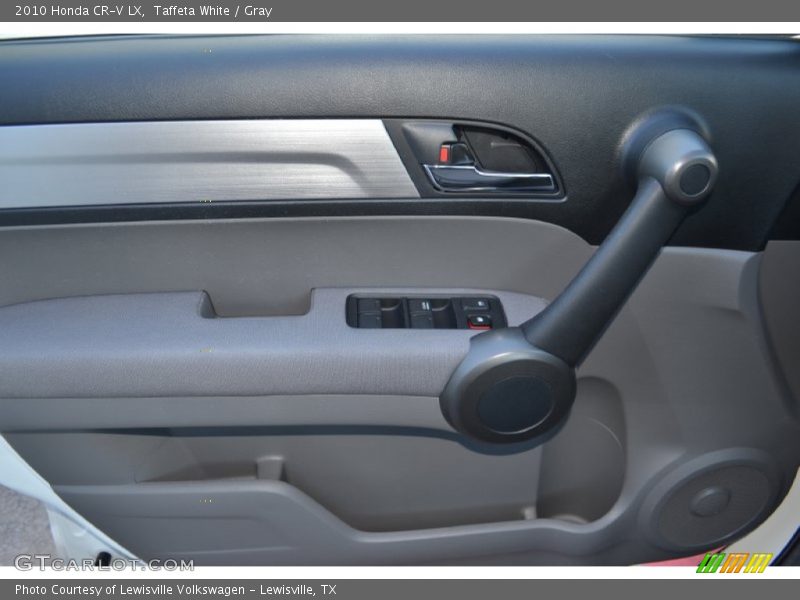 Taffeta White / Gray 2010 Honda CR-V LX