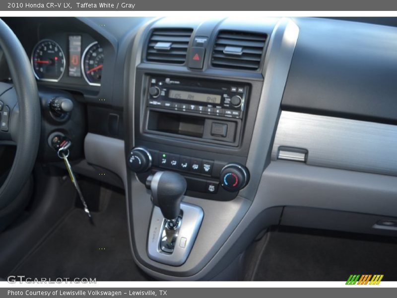 Taffeta White / Gray 2010 Honda CR-V LX