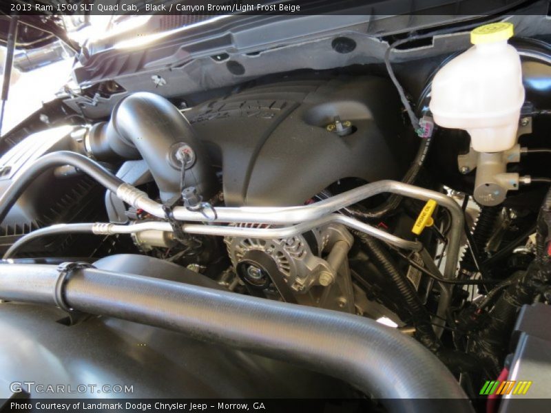 Black / Canyon Brown/Light Frost Beige 2013 Ram 1500 SLT Quad Cab