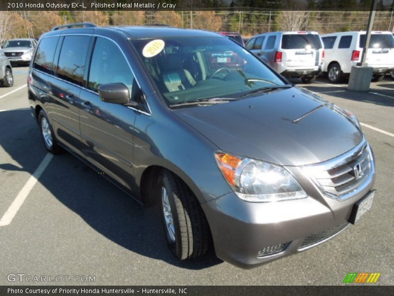 Polished Metal Metallic / Gray 2010 Honda Odyssey EX-L