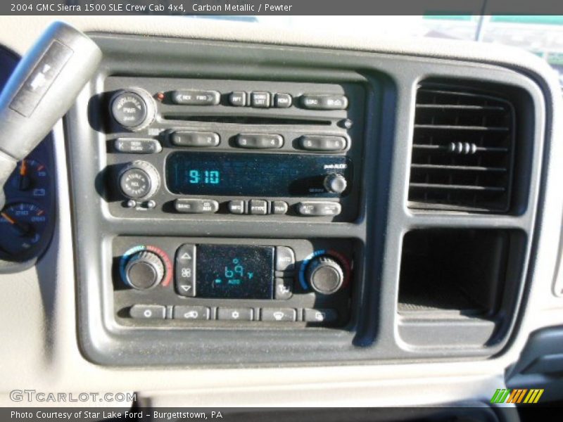Carbon Metallic / Pewter 2004 GMC Sierra 1500 SLE Crew Cab 4x4