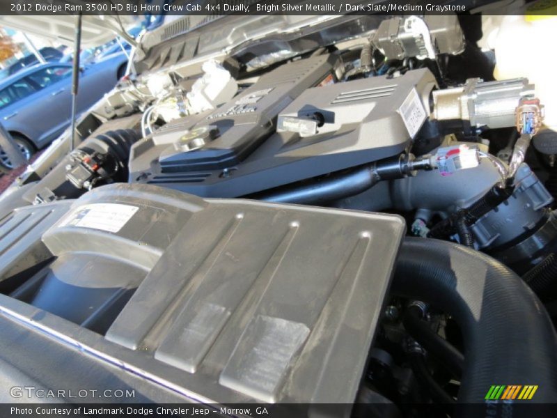 Bright Silver Metallic / Dark Slate/Medium Graystone 2012 Dodge Ram 3500 HD Big Horn Crew Cab 4x4 Dually