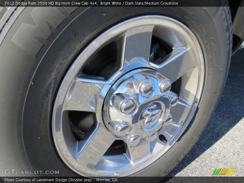 Bright White / Dark Slate/Medium Graystone 2012 Dodge Ram 2500 HD Big Horn Crew Cab 4x4