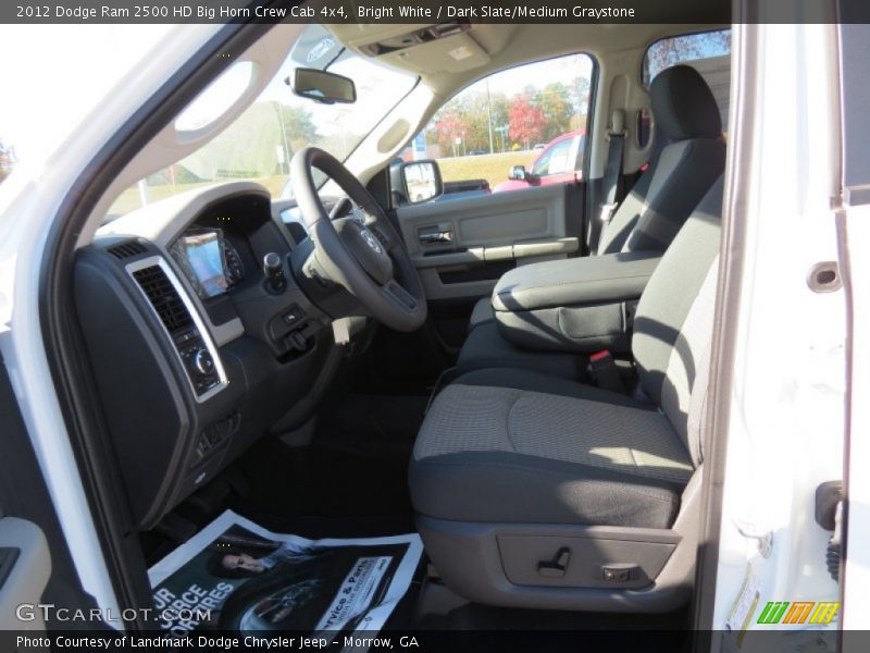 Bright White / Dark Slate/Medium Graystone 2012 Dodge Ram 2500 HD Big Horn Crew Cab 4x4