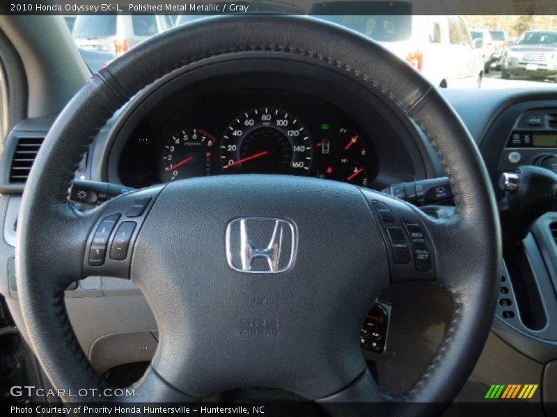 Polished Metal Metallic / Gray 2010 Honda Odyssey EX-L