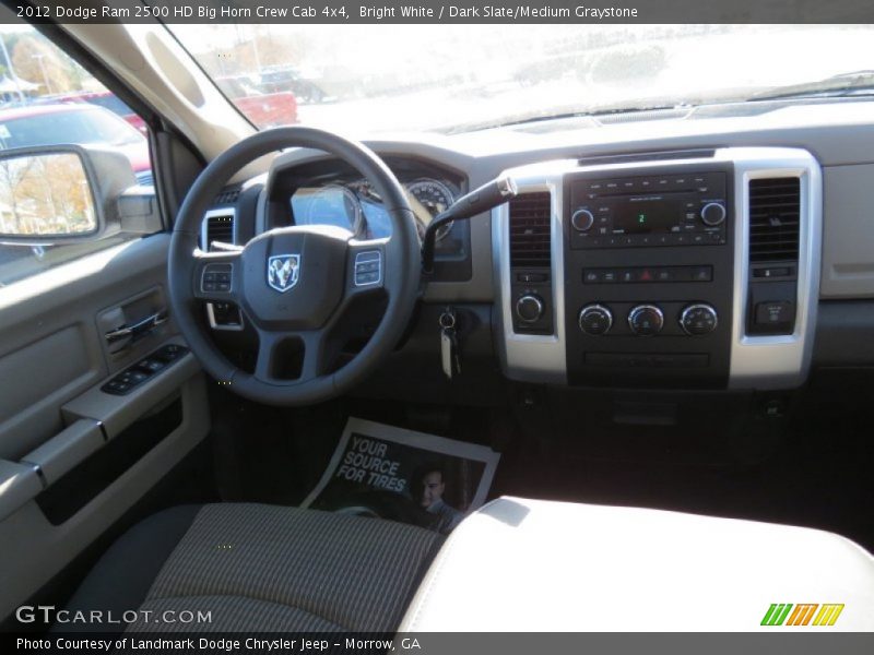 Bright White / Dark Slate/Medium Graystone 2012 Dodge Ram 2500 HD Big Horn Crew Cab 4x4