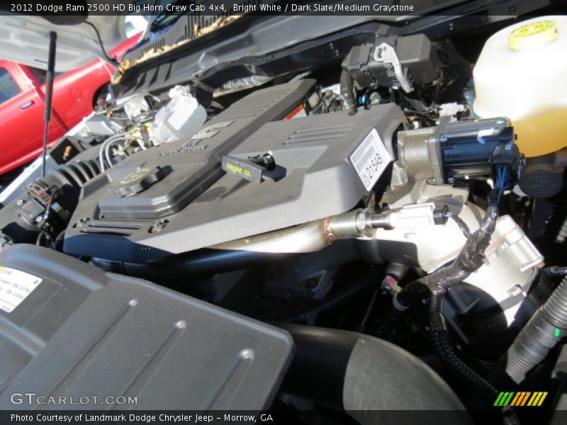 Bright White / Dark Slate/Medium Graystone 2012 Dodge Ram 2500 HD Big Horn Crew Cab 4x4