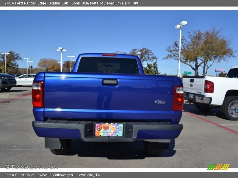 Sonic Blue Metallic / Medium Dark Flint 2004 Ford Ranger Edge Regular Cab