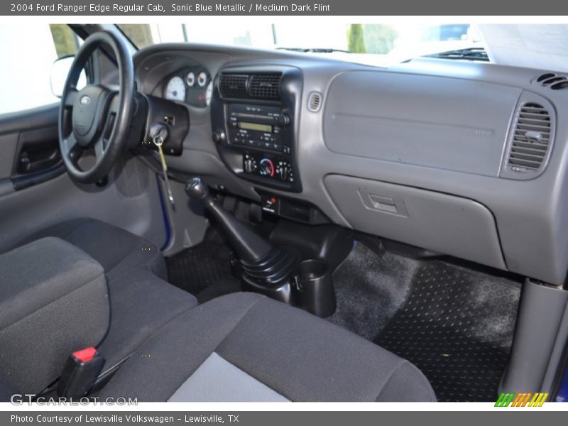 Dashboard of 2004 Ranger Edge Regular Cab