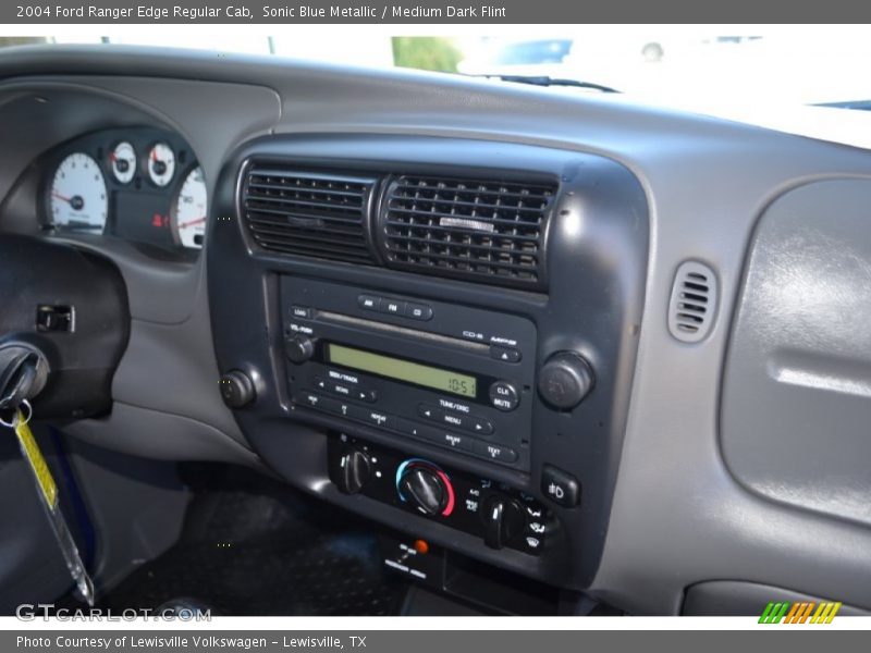 Sonic Blue Metallic / Medium Dark Flint 2004 Ford Ranger Edge Regular Cab