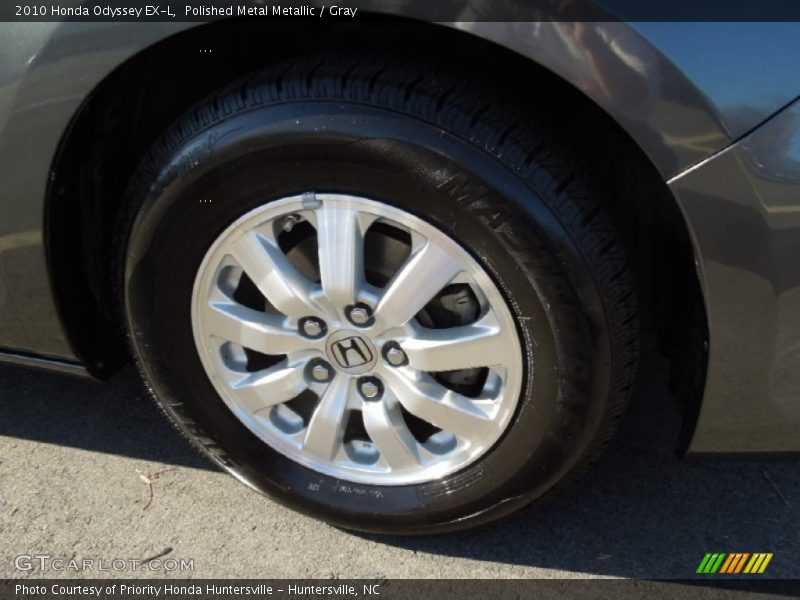 Polished Metal Metallic / Gray 2010 Honda Odyssey EX-L