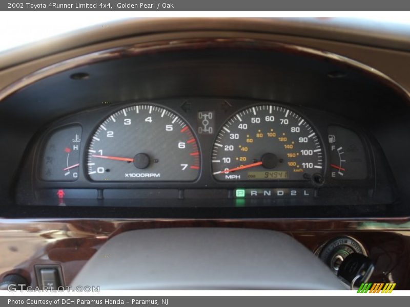 Golden Pearl / Oak 2002 Toyota 4Runner Limited 4x4