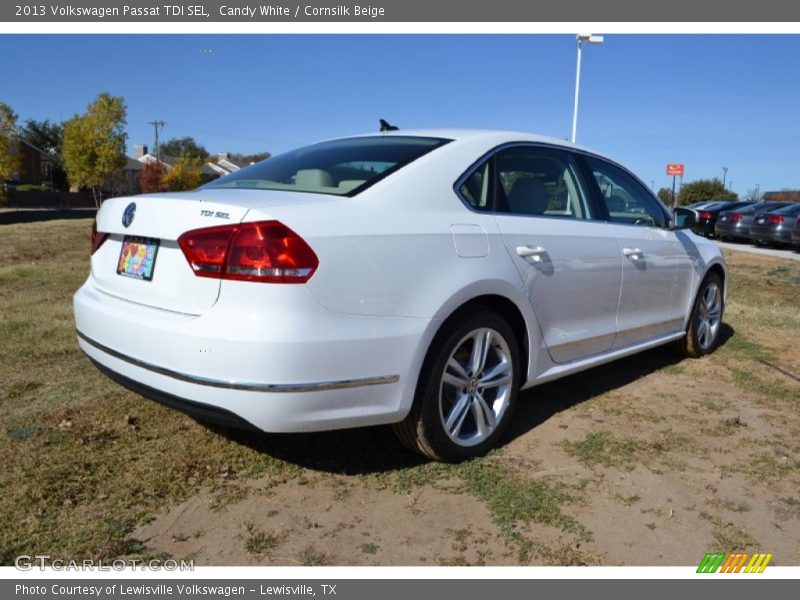 Candy White / Cornsilk Beige 2013 Volkswagen Passat TDI SEL