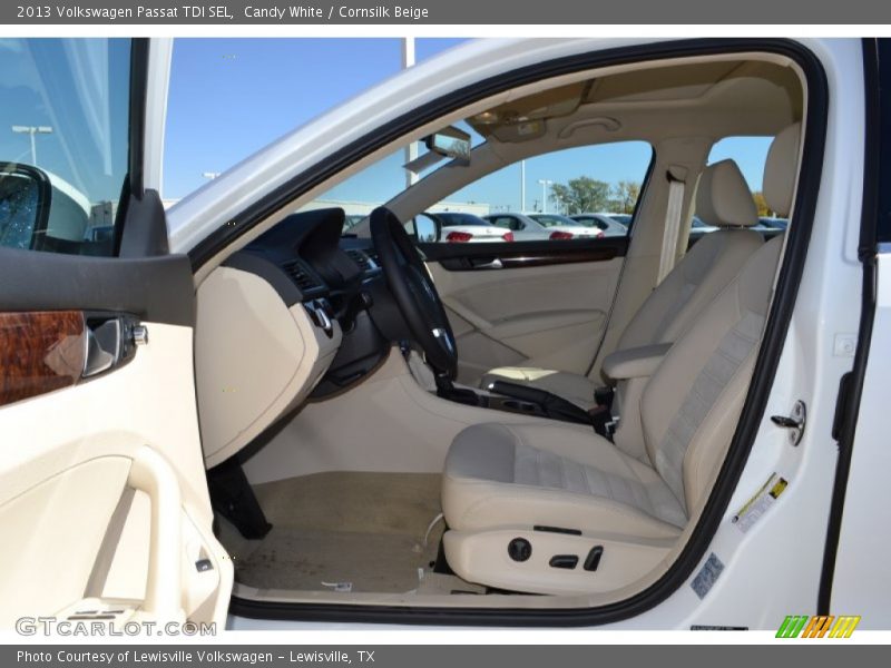 Candy White / Cornsilk Beige 2013 Volkswagen Passat TDI SEL