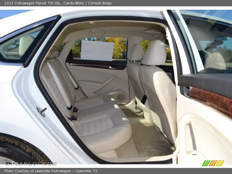 Candy White / Cornsilk Beige 2013 Volkswagen Passat TDI SEL