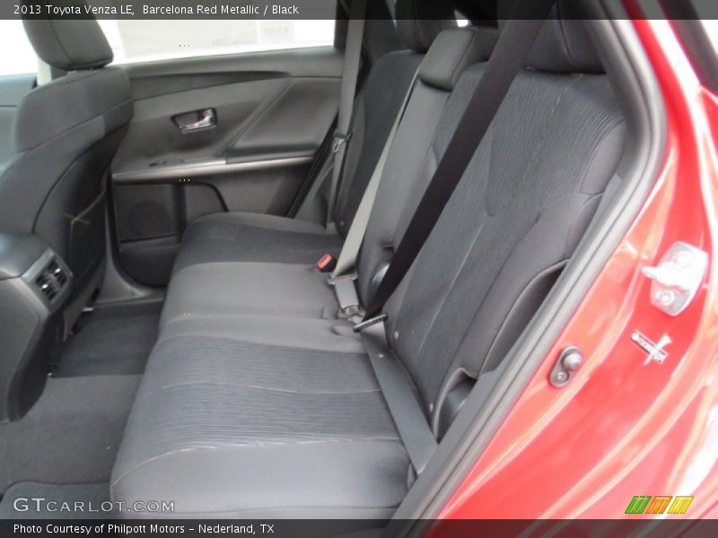 Rear Seat of 2013 Venza LE